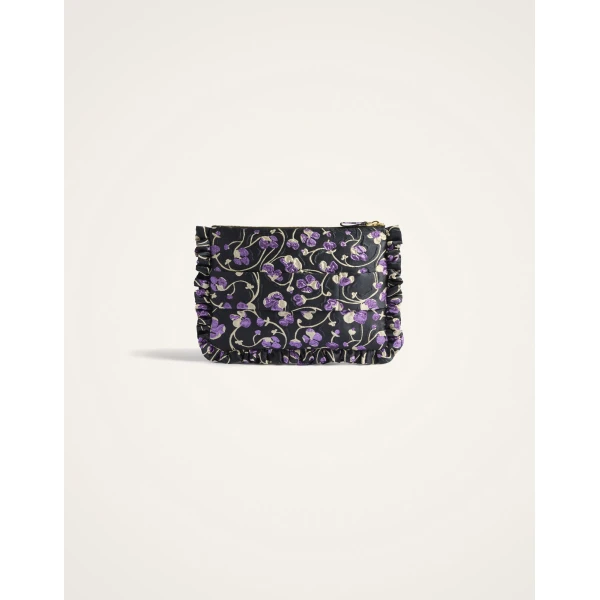 La DoubleJ Hand Pochette in Honeysuckle Black at Luxury Shoes 