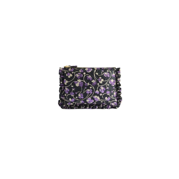 La DoubleJ Hand Pochette in Honeysuckle Black at Luxury Shoes 