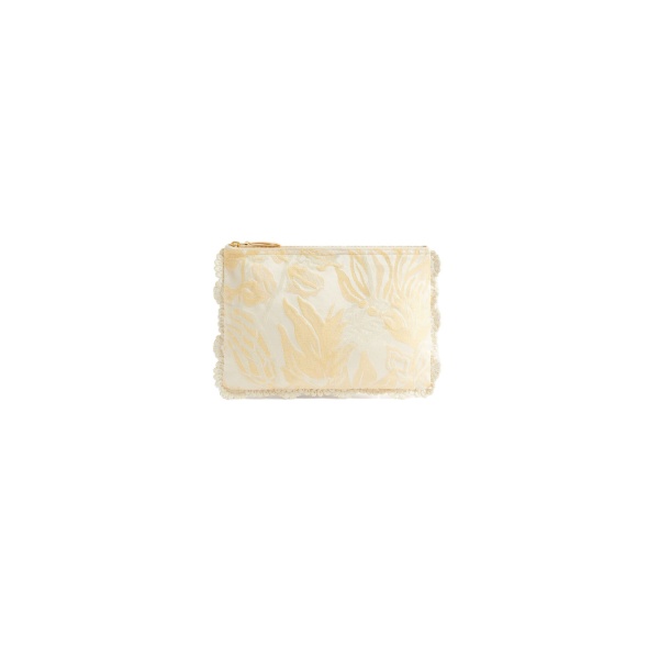 La DoubleJ Hand Pochette in Iris Yellow at Luxury Shoes 