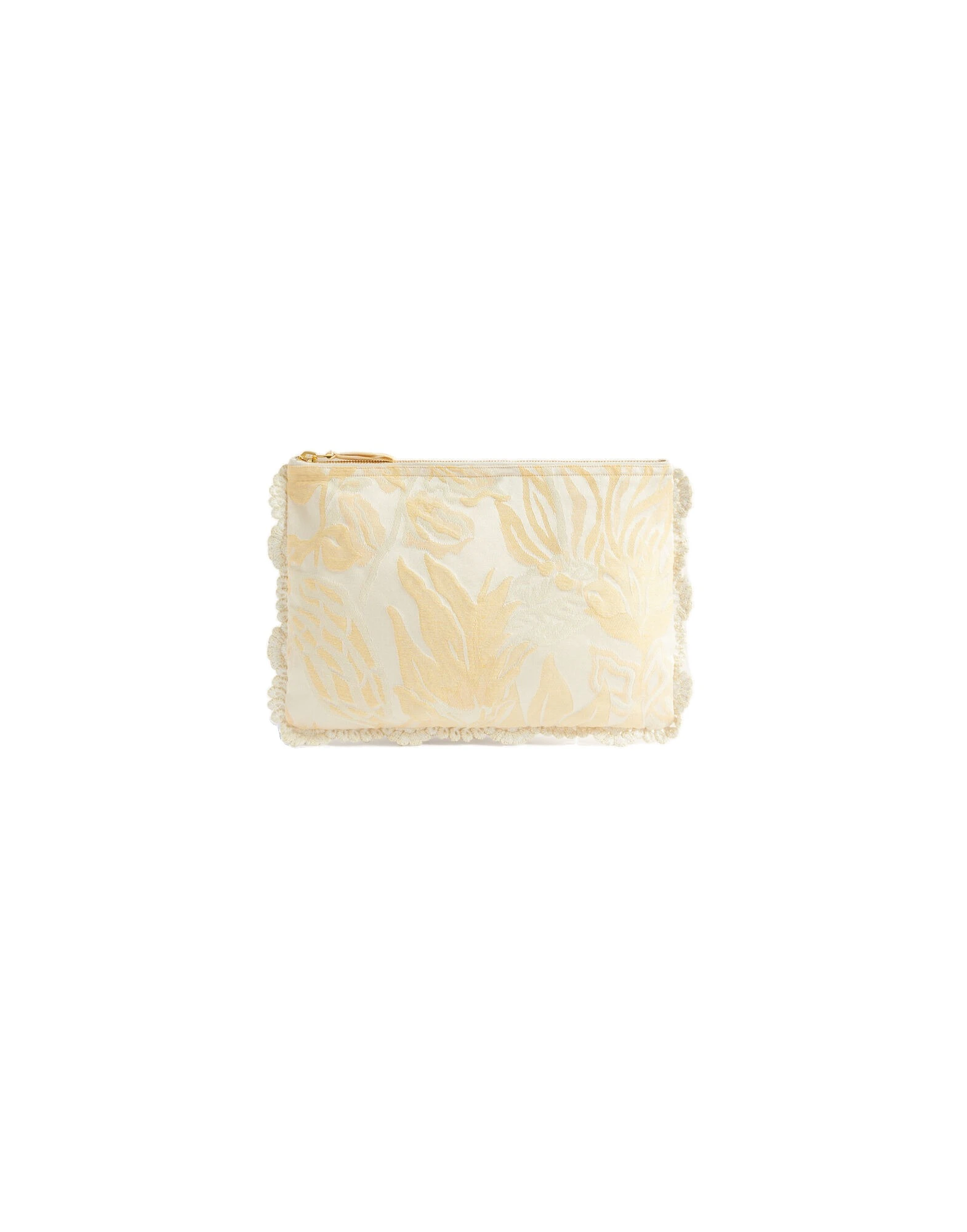 La DoubleJ Hand Pochette in Iris Yellow at Luxury Shoes La DoubleJ Hand Pochette in Iris Yellow at Luxury Shoes