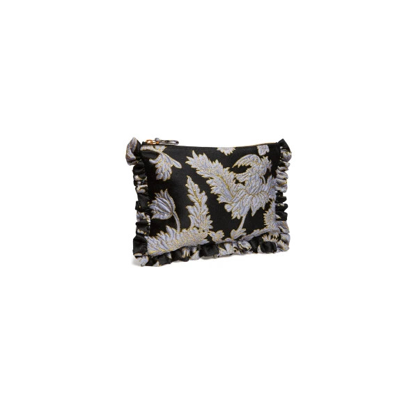 La DoubleJ Hand Pochette in Lark Black at Luxury Shoes 