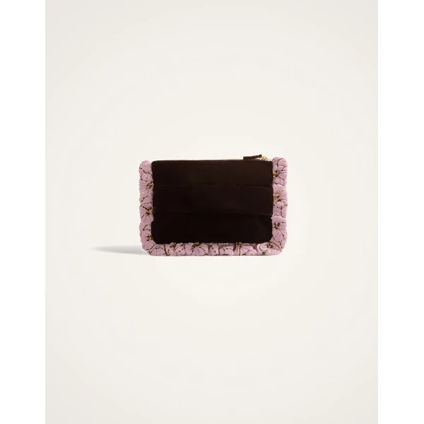 La DoubleJ Hand Pochette in Lilac at Luxury Shoes 