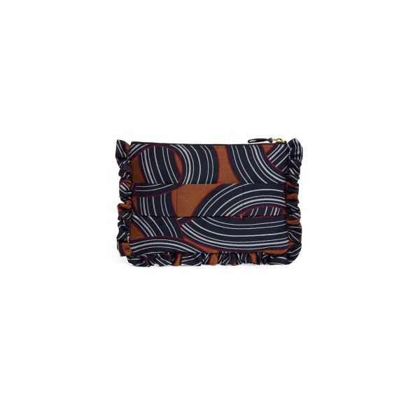 La DoubleJ Hand Pochette in Montecarlo Blue at Luxury Shoes 