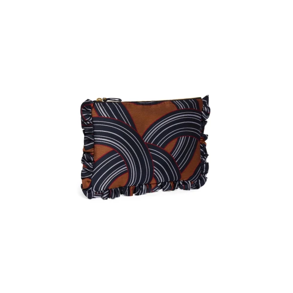 La DoubleJ Hand Pochette in Montecarlo Blue at Luxury Shoes 