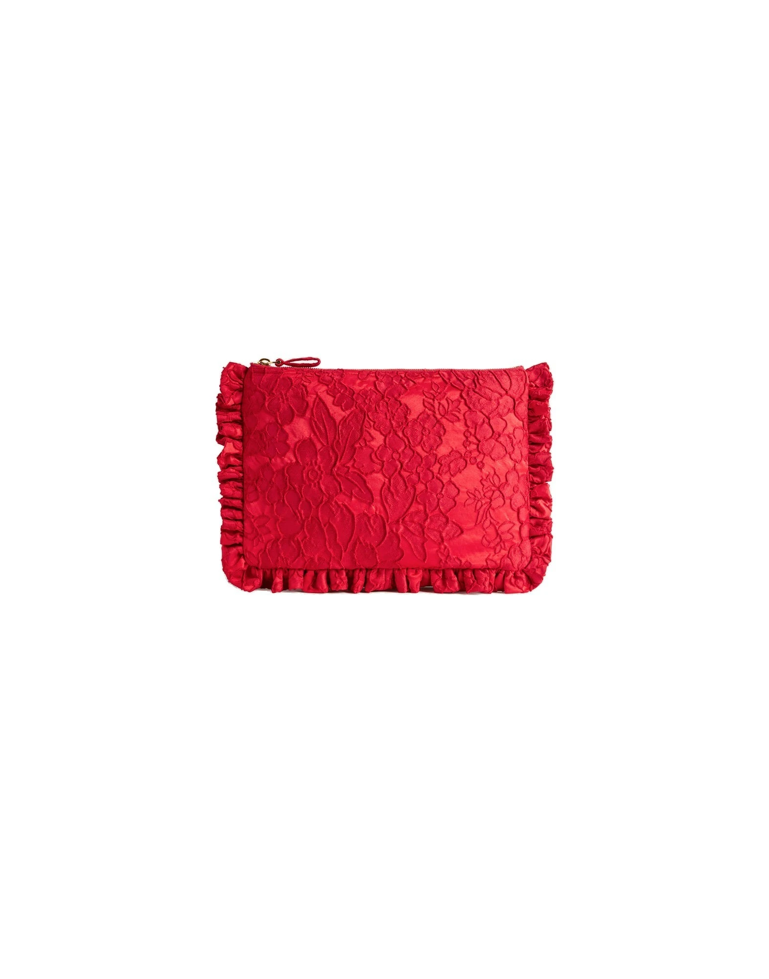La DoubleJ Hand Pochette in Peony Red at Luxury Shoes La DoubleJ Hand Pochette in Peony Red at Luxury Shoes