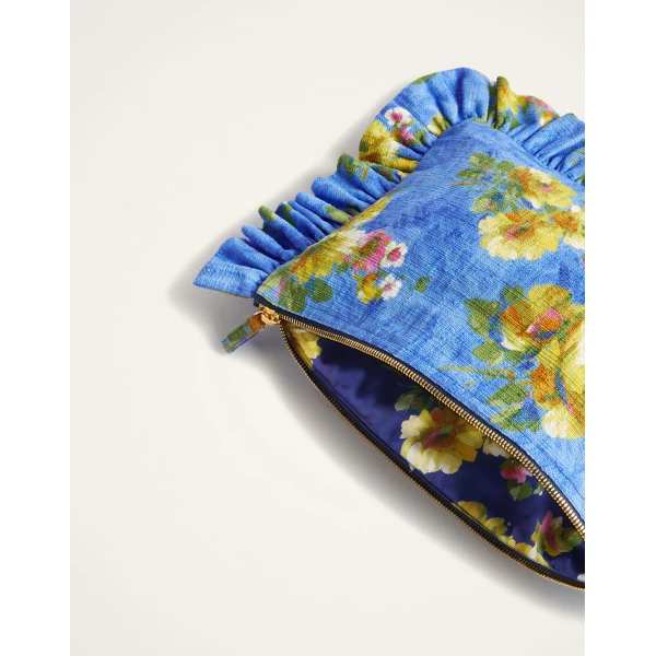 La DoubleJ Hand Pochette in Riptide Light Blue at Luxury Shoes 