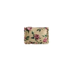 La DoubleJ Hand Pochette in Roses Light Beige at Luxury Shoes 