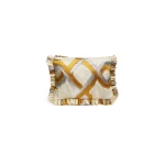 La DoubleJ Hand Pochette in Tackle Gold at Luxury Shoes 