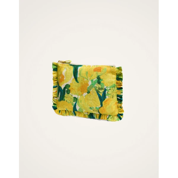 La DoubleJ Hand Pochette in Zesty Yellow at Luxury Shoes 