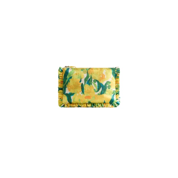 La DoubleJ Hand Pochette in Zesty Yellow at Luxury Shoes 