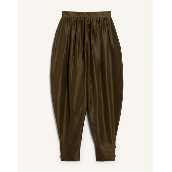 La DoubleJ Harem Pants in Moss Green at Luxury Shoes 