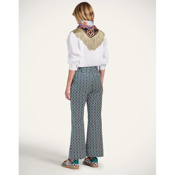 La DoubleJ Hendrix Pants in Byte Micro Green, view 3