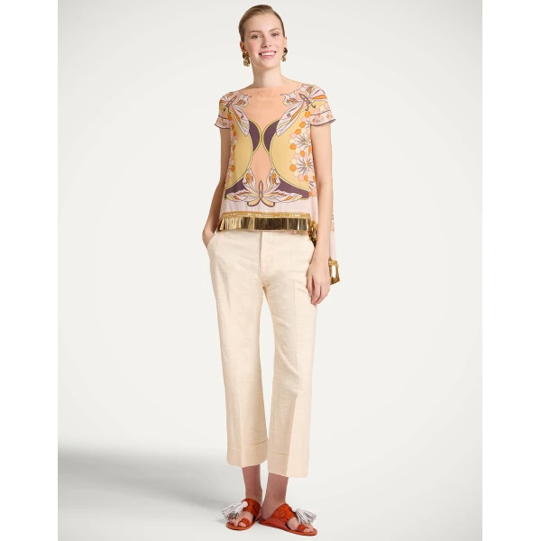 La DoubleJ Hendrix Pants in Cream, view 2