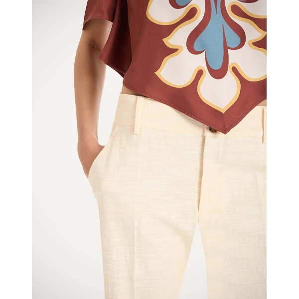 La DoubleJ Hendrix Pants in Cream, view 5