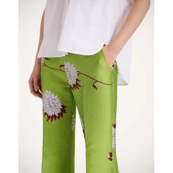 La DoubleJ Hendrix Pants in Derby Lime at Luxury Shoes 
