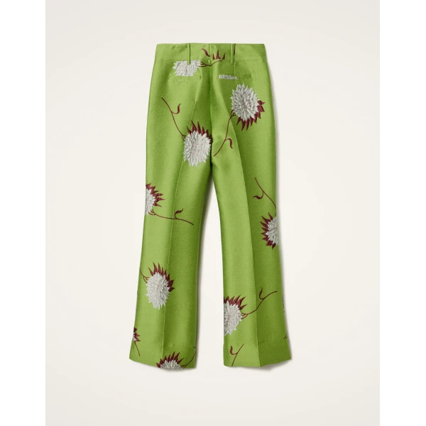 La DoubleJ Hendrix Pants in Derby Lime at Luxury Shoes 