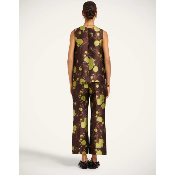 La DoubleJ Hendrix Pants in Devon Brown at Luxury Shoes 