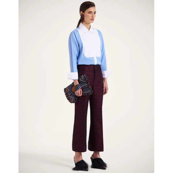 La DoubleJ Hendrix Pants in Pixel Blue, view 4