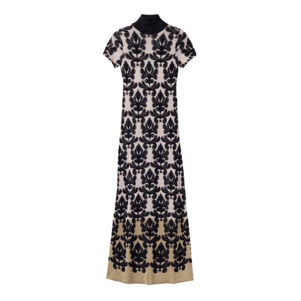 La DoubleJ Herald Long Dress in Herald Silver