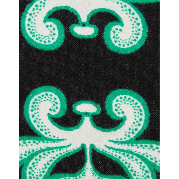 La DoubleJ Herald Scarf 30 in Herald Black at Luxury Shoes 
