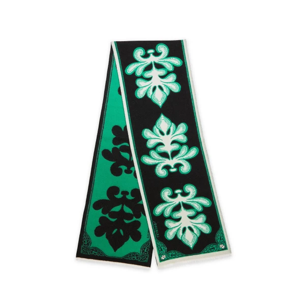La DoubleJ Herald Scarf 30 in Herald Black at Luxury Shoes 
