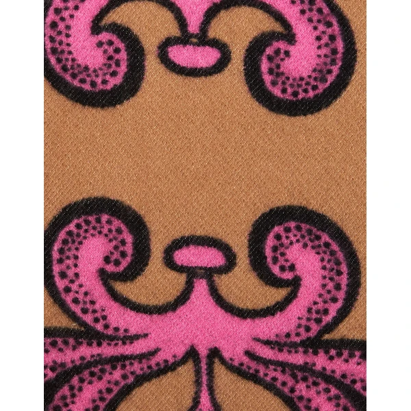 La DoubleJ Herald Scarf 30 in Herald Chocolate at Luxury Shoes 