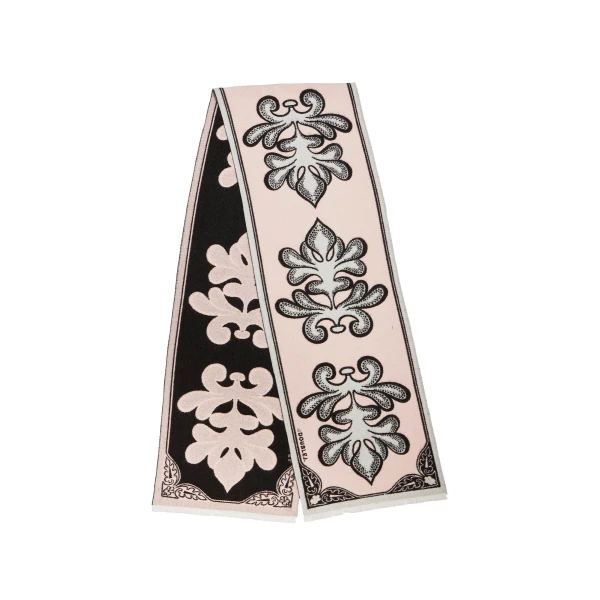La DoubleJ Herald Scarf 30 in Herald Light Pink at Luxury Shoes 