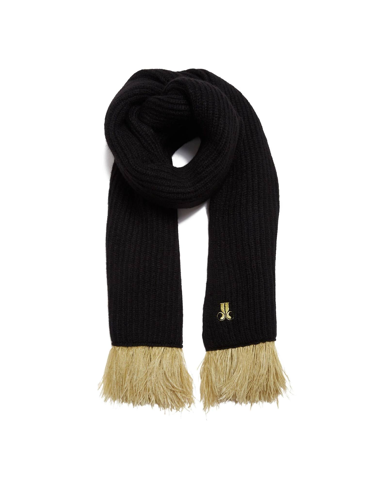 La DoubleJ High Kick Scarf in Anthracite at Luxury Shoes La DoubleJ High Kick Scarf in Anthracite at Luxury Shoes
