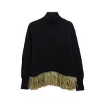 La DoubleJ High Kick Sweater in Black at Luxury Shoes La DoubleJ High Kick Sweater in Black at Luxury Shoes