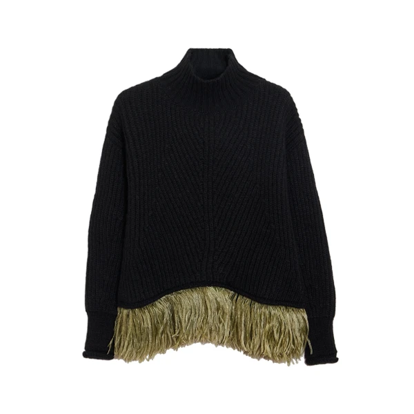 High Kick Sweater in Black