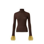 La DoubleJ High Kick Top in Cocoa at Luxury Shoes 