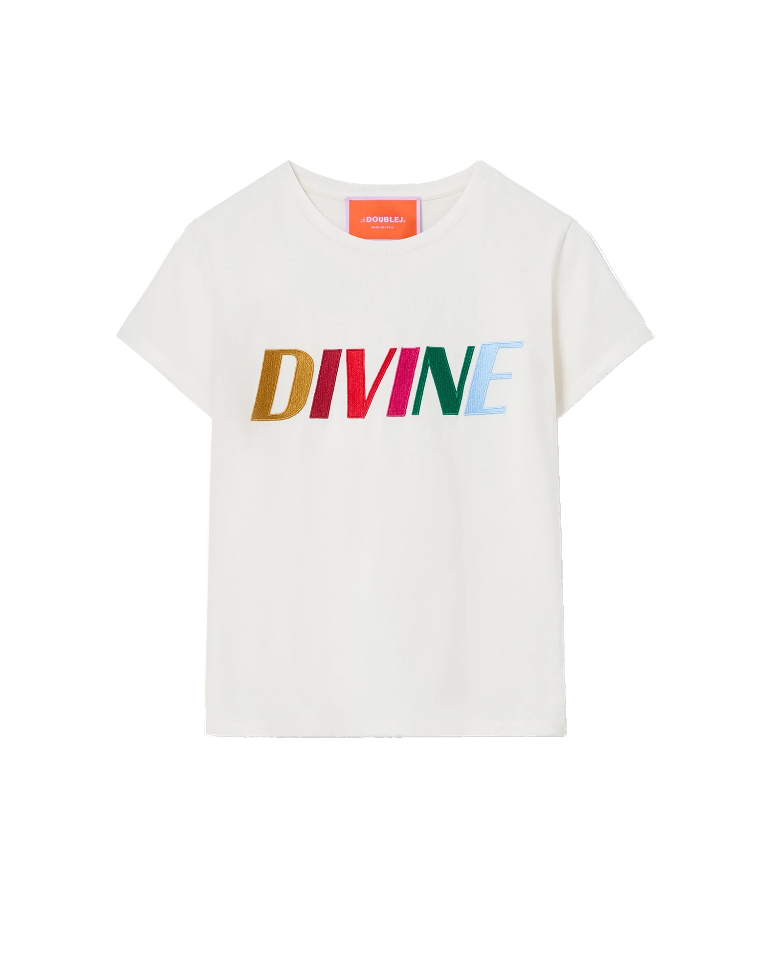 La DoubleJ High Tee Shirt in Divine White La DoubleJ High Tee Shirt in Divine White
