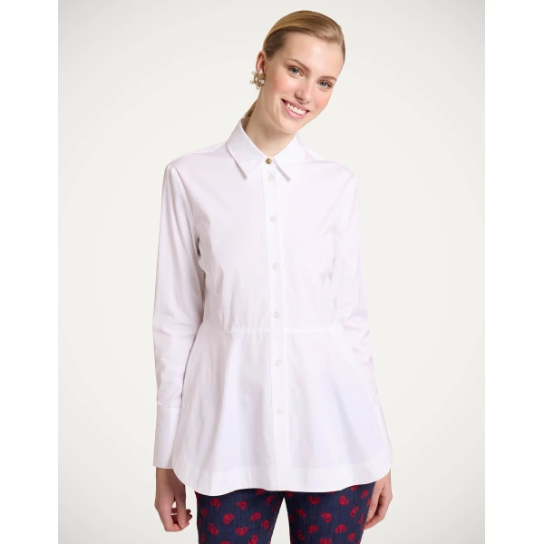 La DoubleJ Iris Shirt in White, view 2