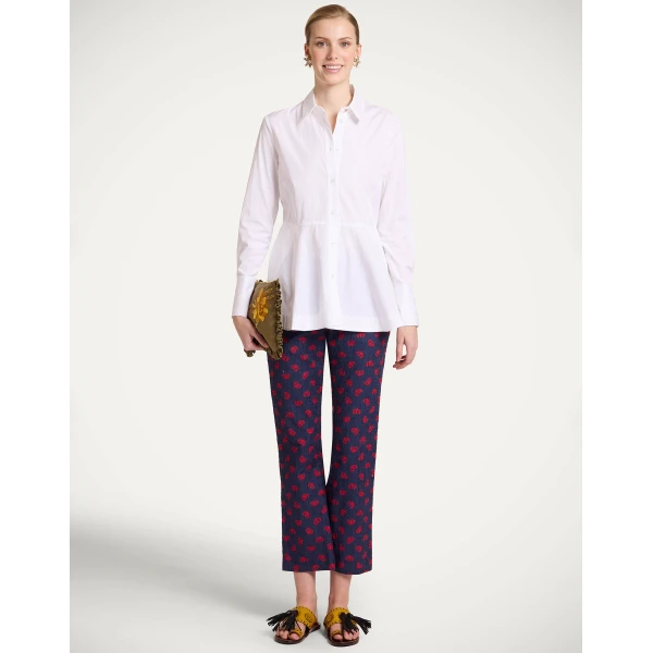 La DoubleJ Iris Shirt in White, view 4