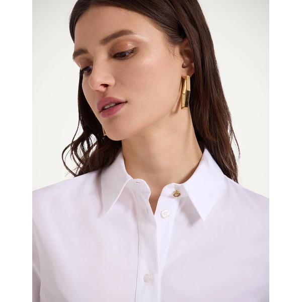 La DoubleJ Iris Shirt in White, view 6