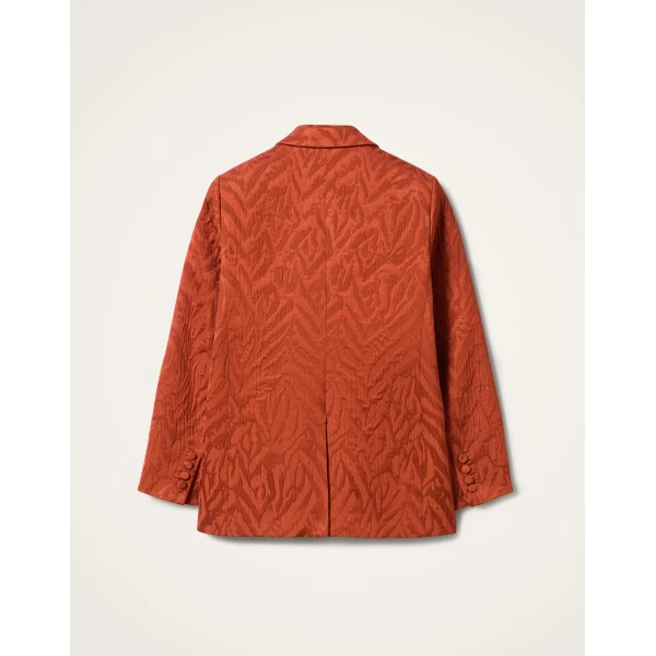 La DoubleJ Jagger Jacket in Animalier Rust, view 6