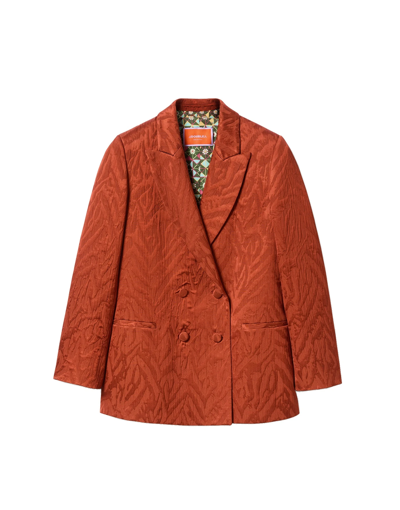 La DoubleJ Jagger Jacket in Animalier Rust La DoubleJ Jagger Jacket in Animalier Rust