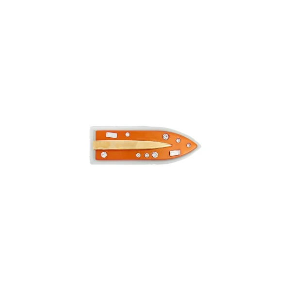 La DoubleJ Jazzy Salon Clip in Orange at Luxury Shoes 