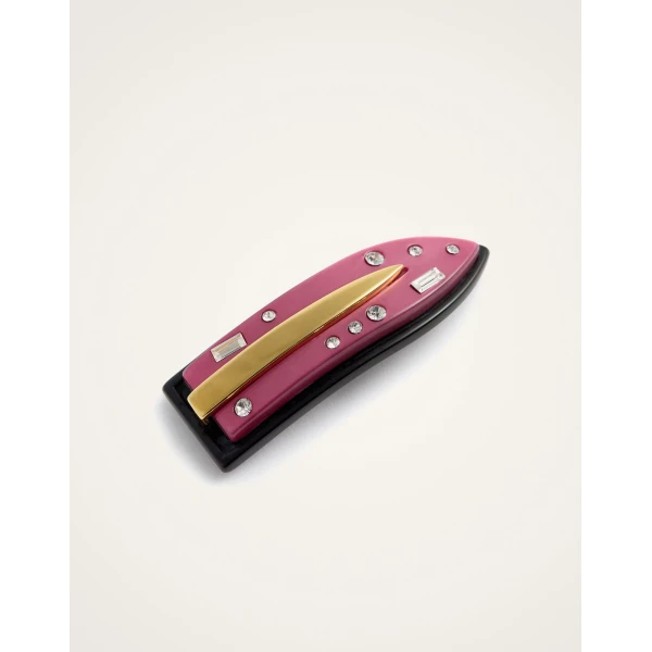 La DoubleJ Jazzy Salon Clip in Purple at Luxury Shoes 