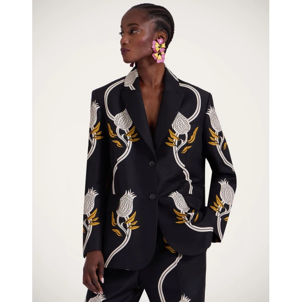 La DoubleJ Jones Jacket in Melograno Black & White, view 2