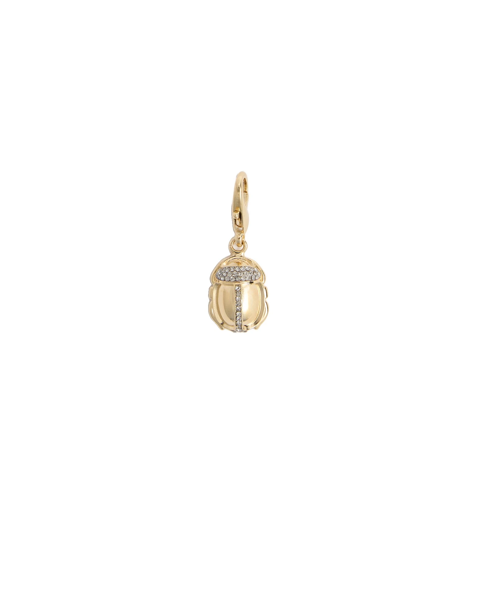 La DoubleJ Khepri Charm in 24K Gold Plate & Rhinestone La DoubleJ Khepri Charm in 24K Gold Plate & Rhinestone
