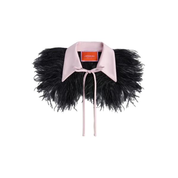 La Scala Collar in Black Duchesse