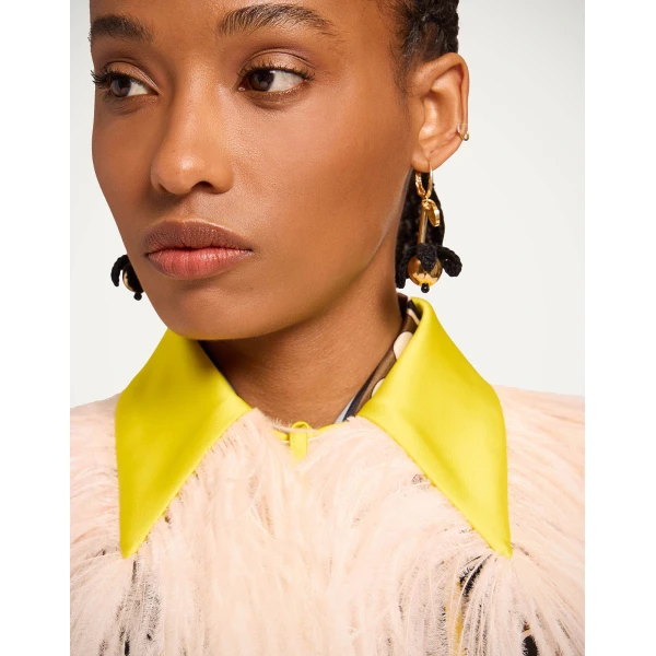 La DoubleJ La Scala Collar in Yellow at Luxury Shoes 