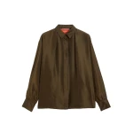 La DoubleJ La Scala Shirt in Moss Green at Luxury Shoes 