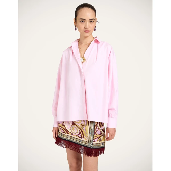 La DoubleJ La Scala Shirt in Pink at Luxury Shoes 