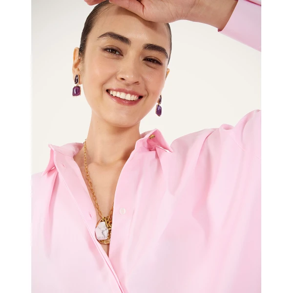 La DoubleJ La Scala Shirt in Pink at Luxury Shoes 
