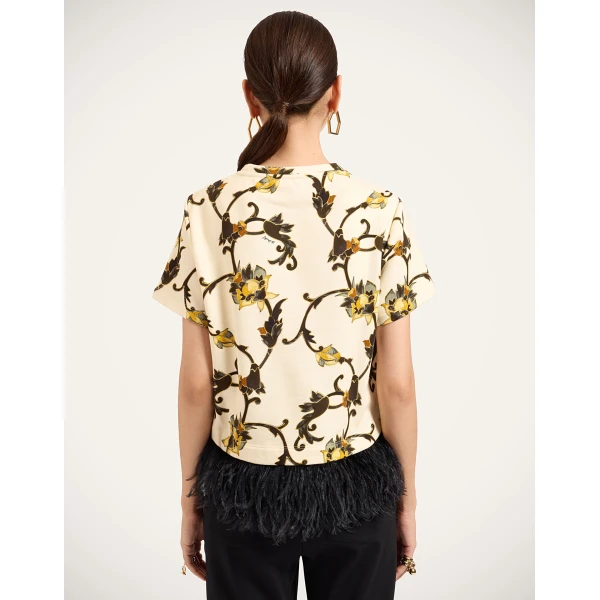 La DoubleJ La Scala Tee in Buttercup White at Luxury Shoes 