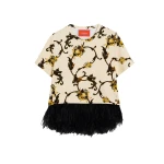 La DoubleJ La Scala Tee in Buttercup White at Luxury Shoes 