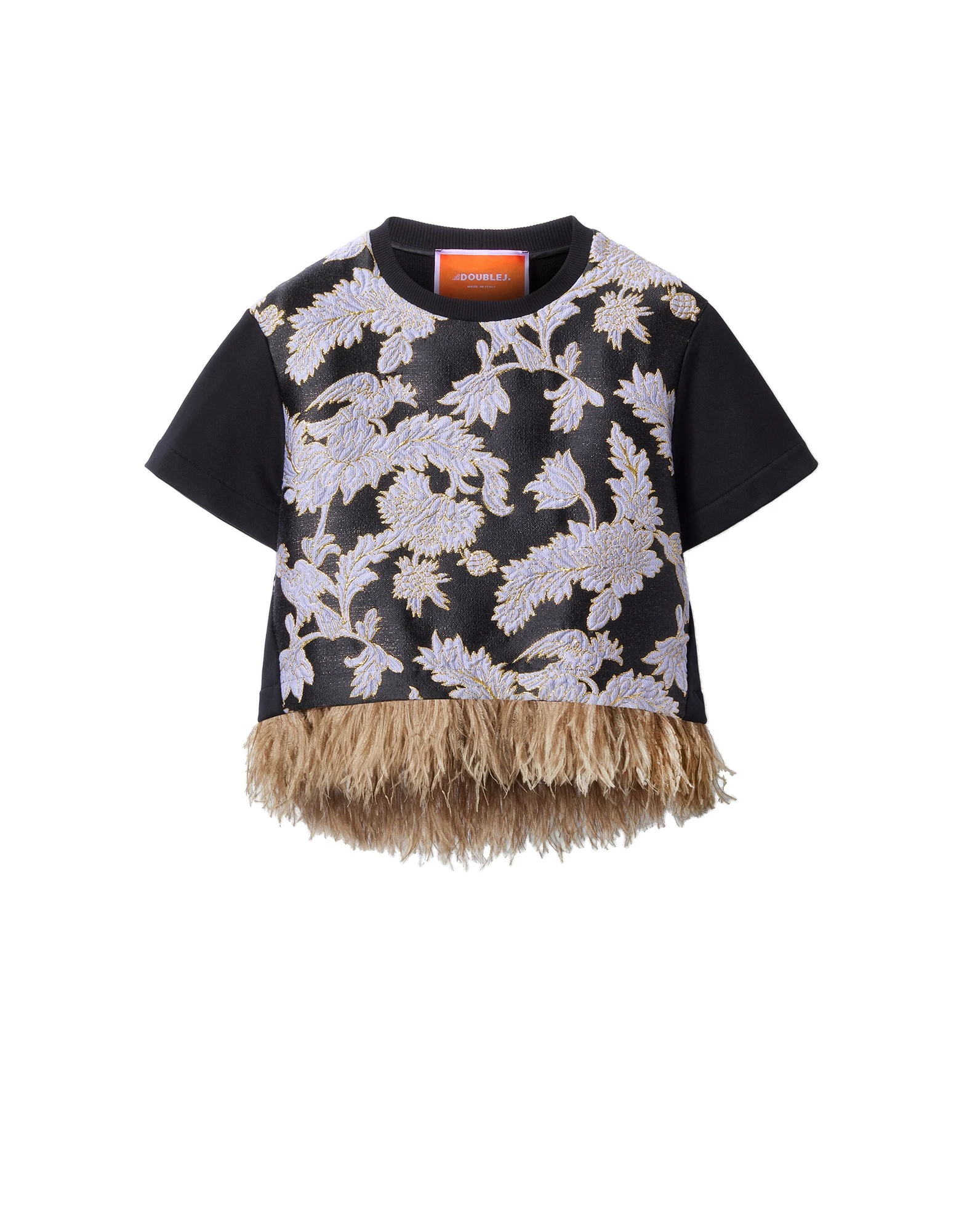 La DoubleJ La Scala Tee in Lark Black La DoubleJ La Scala Tee in Lark Black
