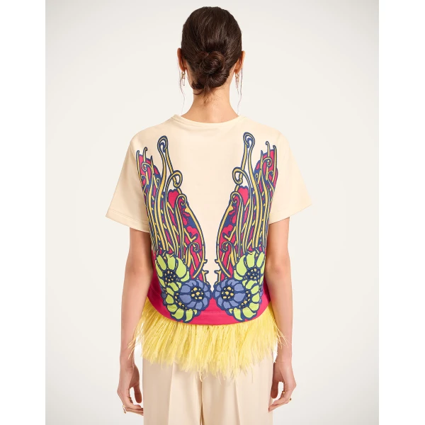 La DoubleJ La Scala Tee in Lemuria Pink, view 3